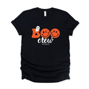 S.W.Smiley Boo Crew - Women's Short Sleeve Graphic T-Shirt - 1 of 4