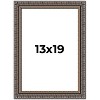 PosterPalooza | Ornate Black Picture Frame - UV Acrylic, Foam Board Backing, Hanging Hardware - 2 of 4