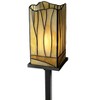 Robert Louis Tiffany Style Floor Lamp with USB Charging Port 3-Light 72" Tall Bronze Amber Art Glass Shade for Living Room Reading - 4 of 4