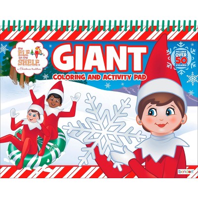 Elf On The Shelf Holiday Giant Activity Pad With Stickers : Target