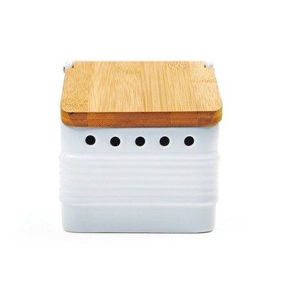 Auldhome Design-26oz Enamelware Bacon Grease Container White : Target