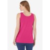 Woman Within Women's Plus Size Scoopneck Tank - 4 of 4