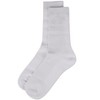Memoi Women's Flat-Knit Bamboo Blend Crew Socks - 2 of 3
