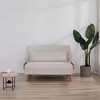 Modern Foldable Sofa Bed – Converts in 10 Sec, 6 Level Adjustable Backrest, Breathable Linen Fabric - 4 of 4