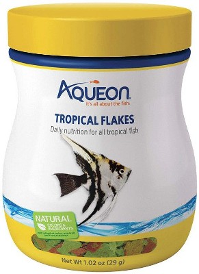 Aqueon Tropical Flakes Fish Food 1.02 Oz Target