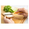 Zyliss 4" Sandwich Knife Orange: Ergonomic Serrated Blade, Dishwasher-Safe, Stainless Steel, Kitchen Utility Knife - 2 of 4