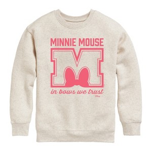 Boys' - Disney - Minnie Mouse Graphic Long Sleeve Fleece Sweatshirt - 1 of 4