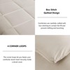 BAGOKIE All Seasons 3 Pieces Comforter Set Box Stitched Bedding Set - 2 of 4