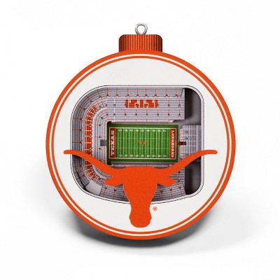 NCAA Texas Longhorns 3D Stadium View Ornament