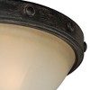 Vaxcel Halifax 2 - Light Flush Mount in  Aged Walnut - 2 of 4