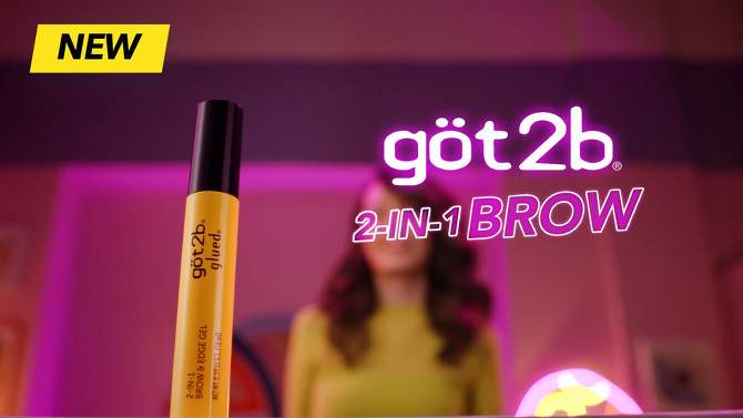 Got2B Glued Brows &#38; Edges Hair Gel - 0.54oz, 2 of 10, play video