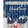 LunaLulinlk Christmas Fabric Shower Curtain, 72"x 72", Santa Clau Shower Curtains - 2 of 4