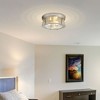 Cape Harbor 3-Light Flushmount Ceiling Light - Steel, Dimmable, Nautical Chic Design - 4 of 4