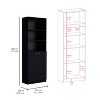 XIYUYEU 3 Piece Bookcase Set Storage Cabinet Bookshelf with 10/11/14 Shelves for Living Room and Bedroom - 3 of 4