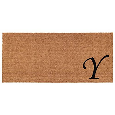 Calloway Mills 153622448Y Urban Chic Monogram Doormat 2 ft. x 4 ft. (Letter Y)