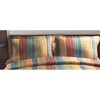 Greenland Home Fashions Katy Sham – 100% Cotton, Multi-Color Stripes, Decorative Ties, Reversible, Machine Washable - 4 of 4