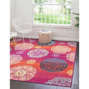 Unique Loom Azalea Collection Area Rug - Aromi (' " x ' "  ) - 1 of 4