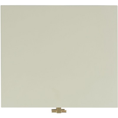 Genevieve Grey Mahogany 2-Drawer Nightstand with Gold Trim