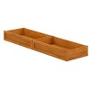 AFI Furnishings Mid-Century Modern Under Bed Storage Drawers, Twin/Full, Light Toffee - 3 of 4