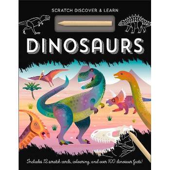 Activity station Scratch Art Dinosaurs Book & Kit by Nat Lambert