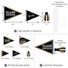 Big Dot of Happiness Reunited - Triangle School Class Reunion Party Photo Props - Pennant Flag Centerpieces - Set of 20 - 3 of 4