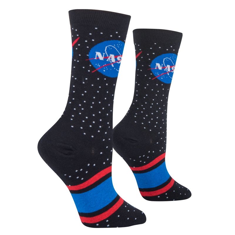 Cool Socks, Nasa Stars, Funny Novelty Socks, Medium, 3 of 6