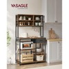 VASAGLE Bakers Rack with Charging Station, Coffee Bar Stand with Adjustable Storage Shelves - 2 of 4