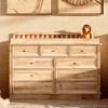 Famapy Solid Pine Wood Diaper Changing Table & Dresser: Removable Station,Drawer Storage, All-in-One Nursery Essential for Parents - 2 of 4