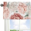 Sweet Jojo Designs Window Valance Treatment 54in. Peony Floral Garden Pink and Ivory - 4 of 4