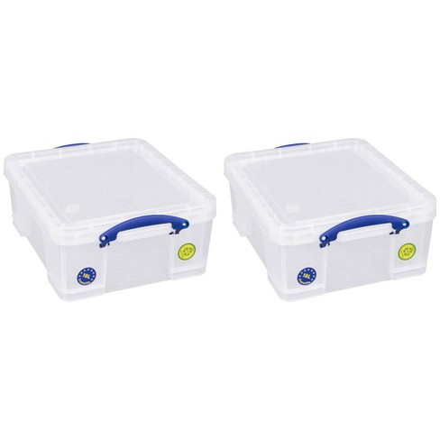 Really Useful Box 18 Liter Plastic Stackable Storage Container W 