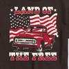Men's - Instant Message - Land Of The Free Truck And Flag Short Sleeve Graphic T-Shirt - 2 of 4