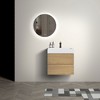 Vynxaria 24" Natural Oak Bathroom Vanity with Sink, Large Storage Wall Mounted Floating Bathroom Vanity for Modern Bathroom, Pre-assembled - 3 of 4