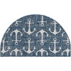 Unique Loom Outdoor Coastal Ahoy Solid Print Woven Area Rug - 2 of 4