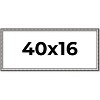 PosterPalooza | Panoramic Slim Profile Silver Frame - UV Acrylic, Foam Board Backing, Hanging Hardware - 2 of 4