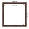 Amanti Art Wildwood Brown Narrow Framed Magnetic Dry Erase Board - 4 of 4