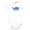 Hudson Baby Infant Boy Cotton Bodysuit, Pant and Shoe Set, Whaley Cute Anchor - image 3 of 4