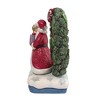 Jim Shore 7.0 Inch Believe In The Magic Of Christmas Santa By Light-Up Wreath Figurines - 3 of 3