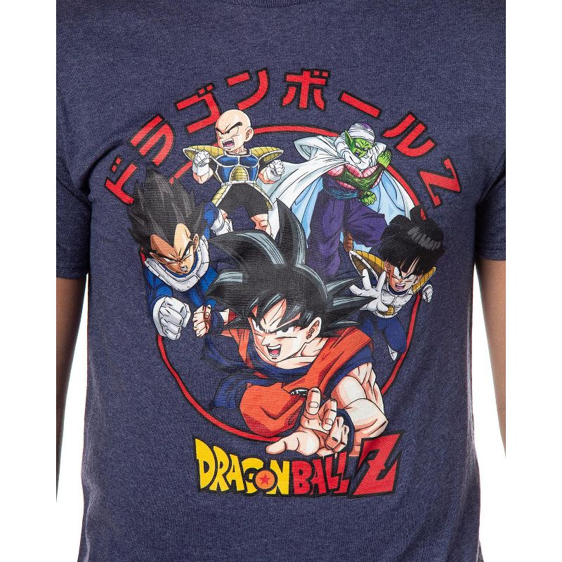 Dragon Ball Z Super Men's Goku Vegeta Krillin Character Group T-Shirt Adult, 2 of 5
