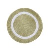 Hotel Bath Rug 100% Premium Cotton Tufted Two Tone Reversible Bathroom Rug, Soft & Water Absorbent, Machine Washable Bath Mat - 2 of 4