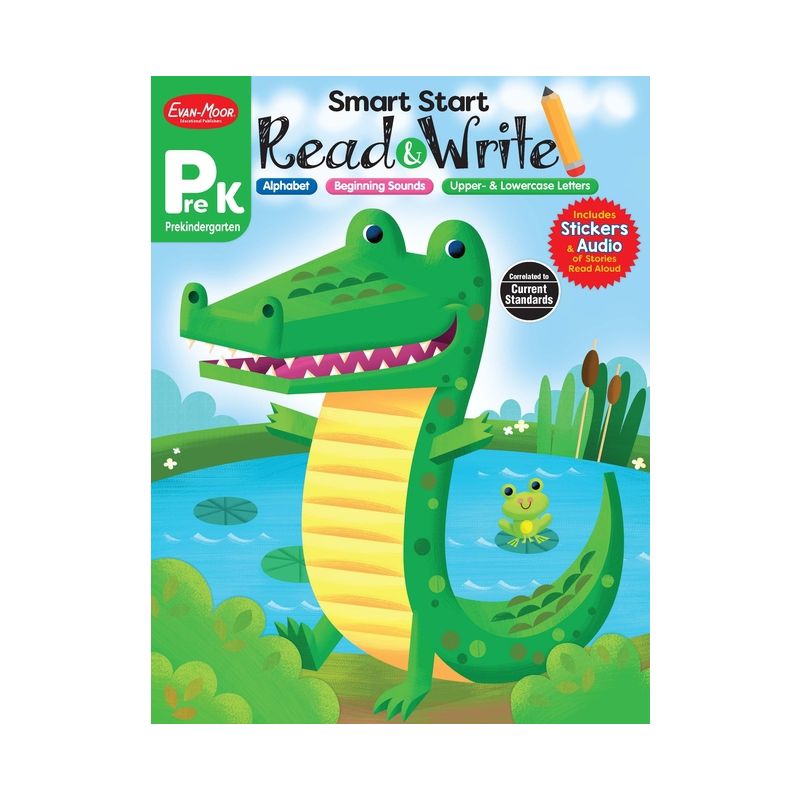 Smart Start: Read and Write, Prek Workbook - (Smart Start: Read & Write) by  Evan-Moor Educational Publishers (Paperback), 1 of 2