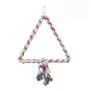 A&E Cage Company Happy Beaks Cotton Rope Swing Bird Interactive Toy - 1 of 1