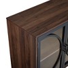 Metal Door Tempered Glass TV Stand for TVs up to 32" - Saracina Home - image 4 of 4