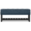 44" Essex Storage Ottoman Benches with Open Bottom - WyndenHall - 3 of 4