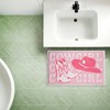 Stupell Industries Pink Pastel Cowgirl Printed Plush Bath Mat And Bath Rug, Design By Corinne Rose Designs, 18"X30" - 3 of 4