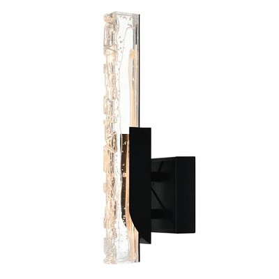 CWI Lighting Valira Integrated LED Black Wall Light