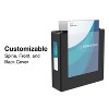 5" Staples Standard View Binder with D-Rings Black 976180 - 3 of 4