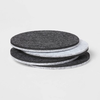 4pk Stoneware Modern Diamond Coasters - Threshold™ : Target