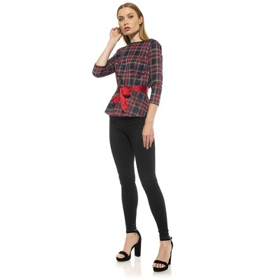 black peplum top target