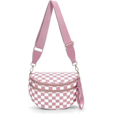 BEAFUP Women's Nylon Fanny Pack - A Chic and Versatile Crossbody Bum Bag in Khaki for Street Style Enthusiasts