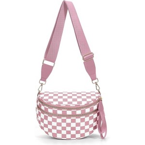 BEAFUP Women's Nylon Fanny Pack - A Chic and Versatile Crossbody Bum Bag in Khaki for Street Style Enthusiasts - 1 of 4